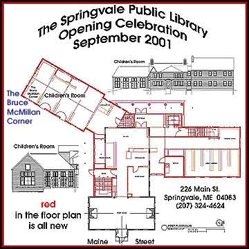 The new Springvale Public Library building layout with The Bruce McMillan Corner